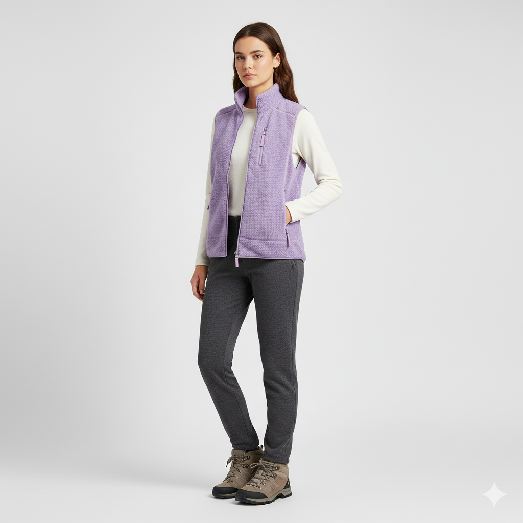 Gilet polaire chaud – Isolation légère, style polyvalent