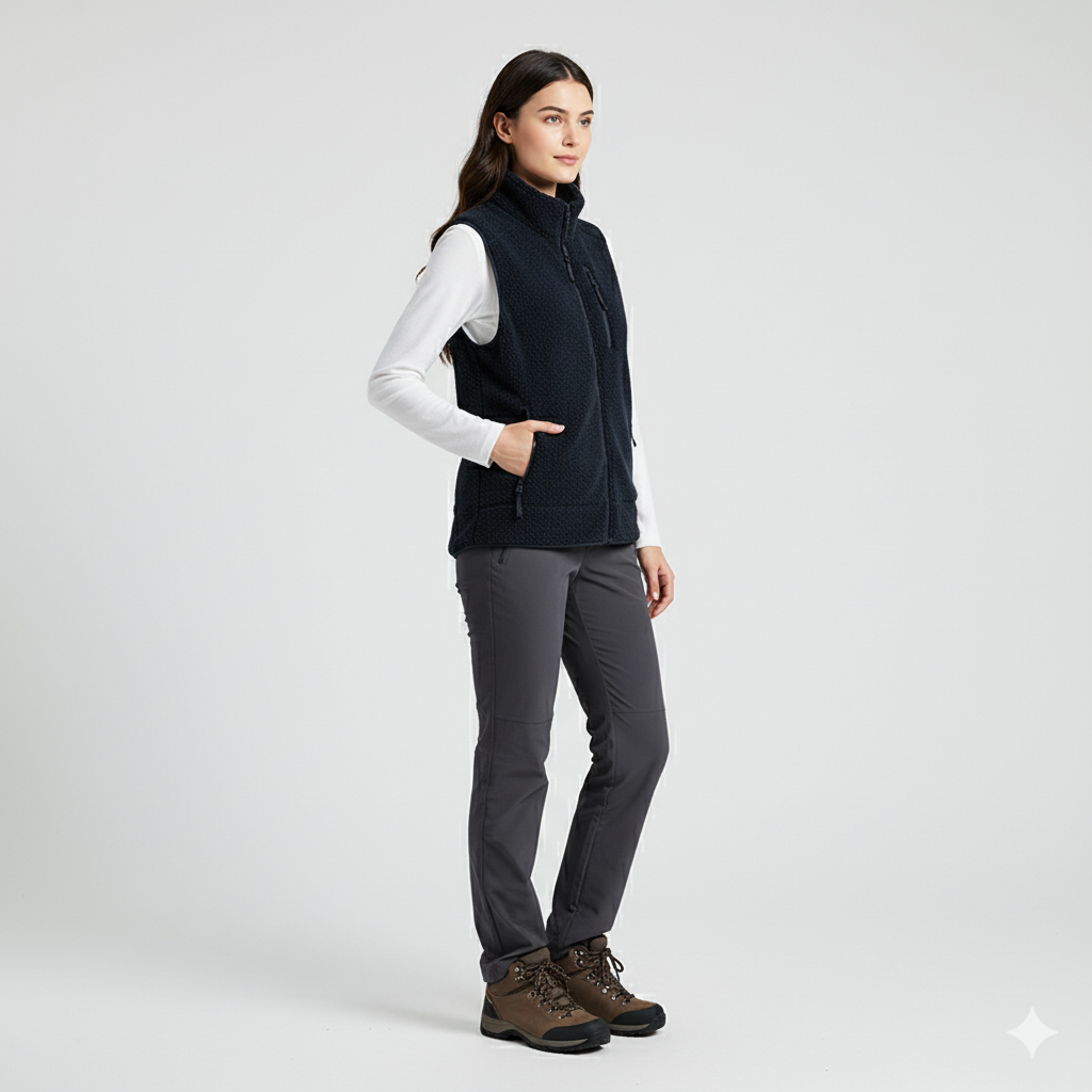 Gilet polaire chaud – Isolation légère, style polyvalent