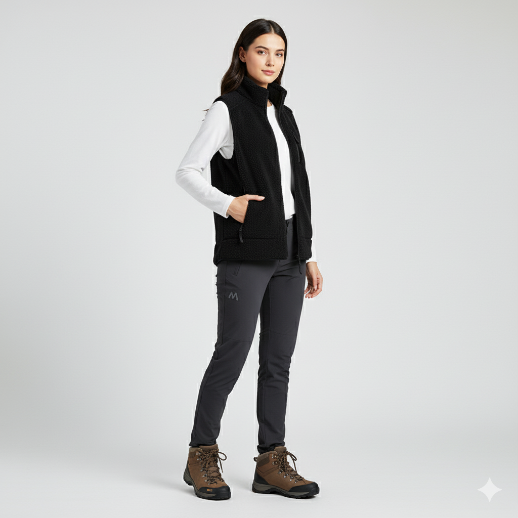 Gilet polaire chaud – Isolation légère, style polyvalent