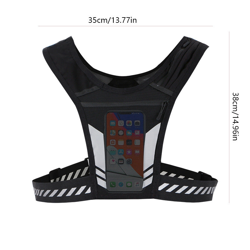 Gilet de course léger – Transport sûr, confort total