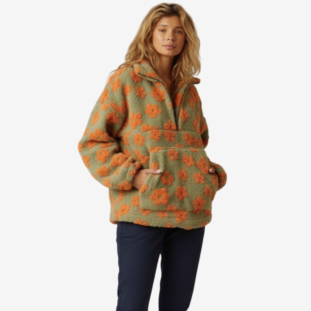 Veste polaire à motifs