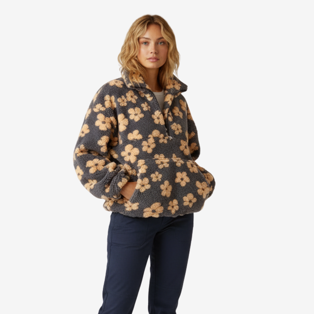 Veste polaire à motifs