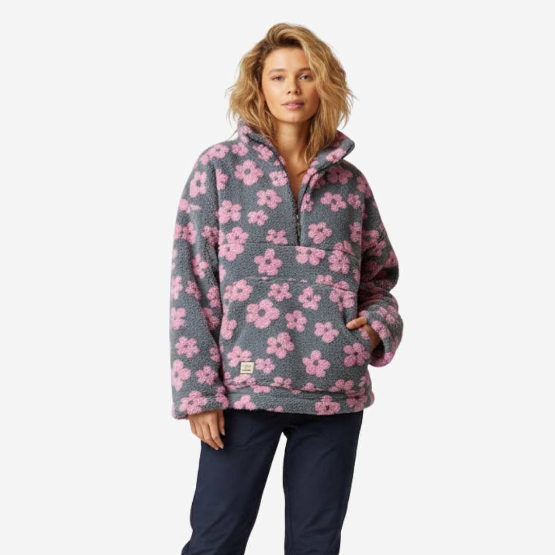 Veste polaire à motifs