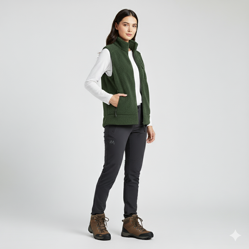 Gilet polaire chaud – Isolation légère, style polyvalent