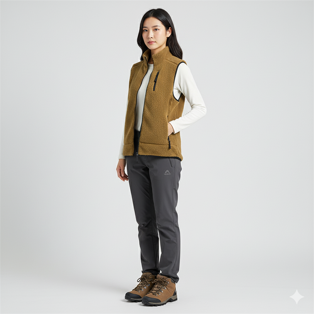 Gilet polaire chaud – Isolation légère, style polyvalent